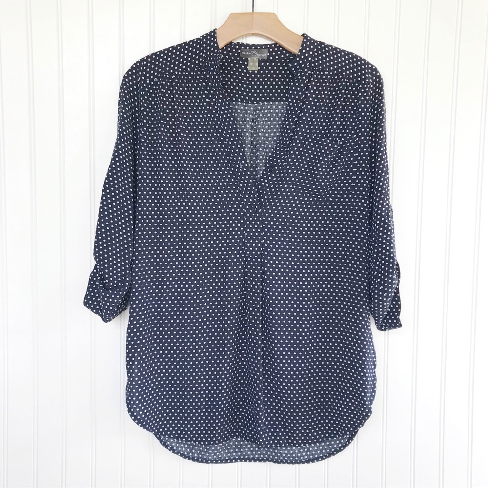 ⭐️ 3 for $25 Polka Dot Blouse